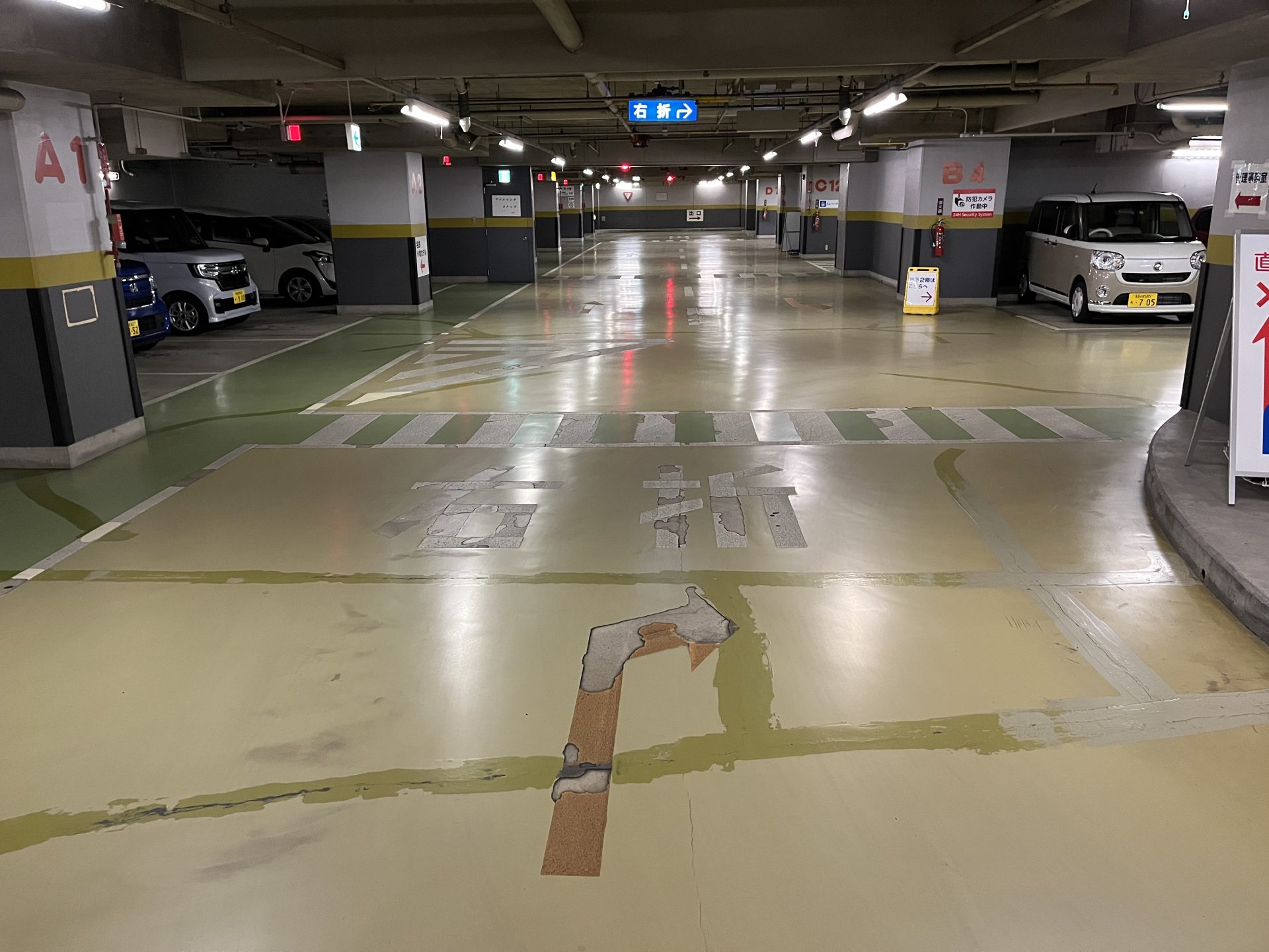 駐車場区画線設置 | 路面標示工事