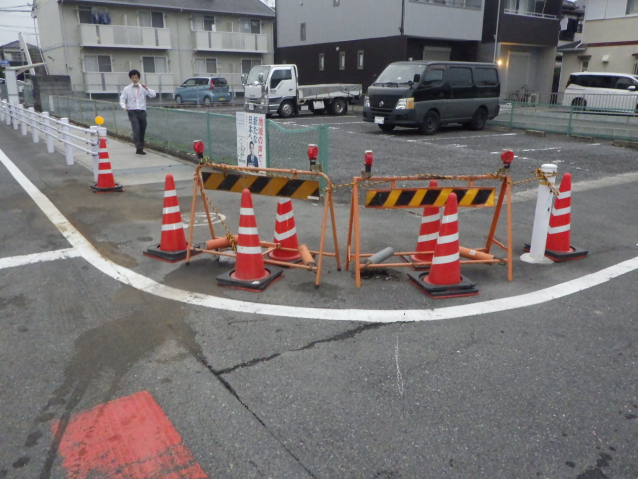 ガードパイプ・道路反射鏡事故修繕 | 防護柵工事