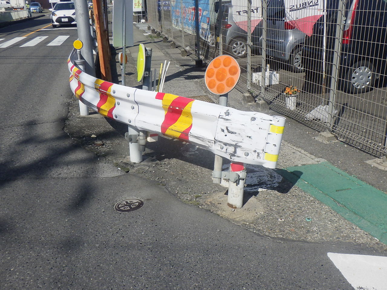 ガードレール事故修繕 | 防護柵工事