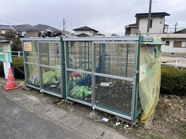 ごみ集積場設置工事 | 防護柵工事