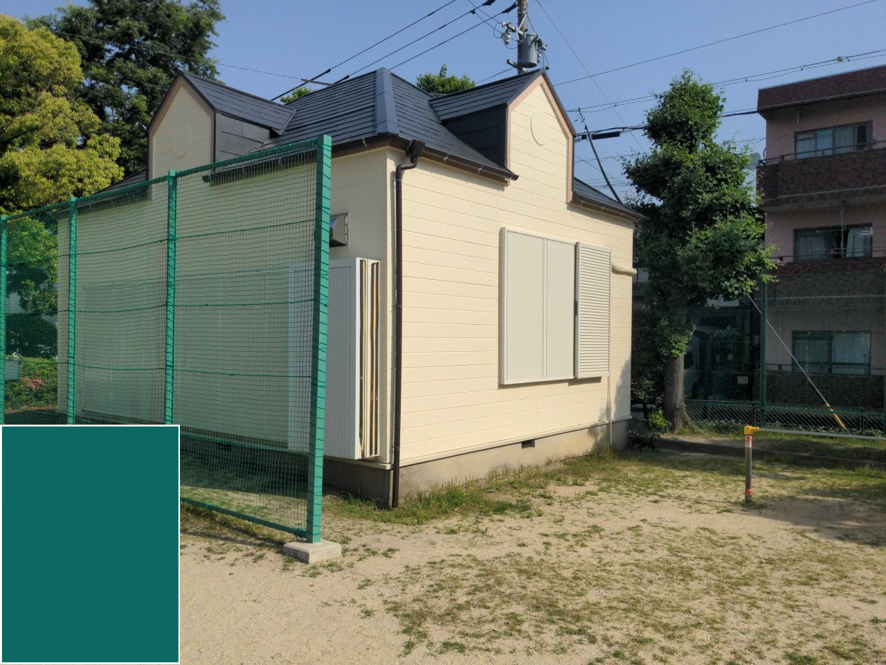 防球ネット設置工事 | フェンス工事