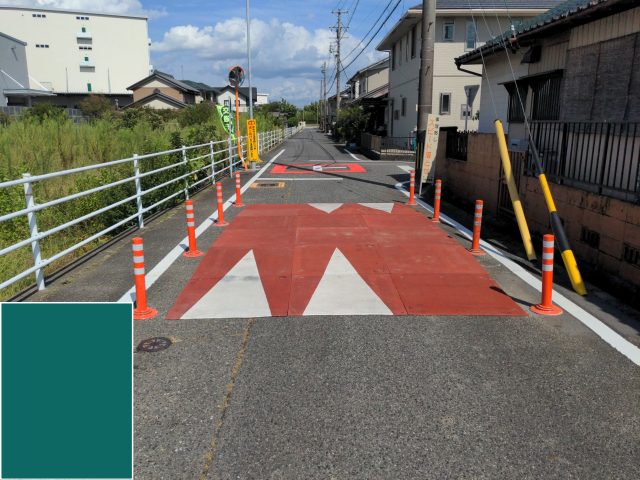 ハンプ設置工事 | 路面標示工事