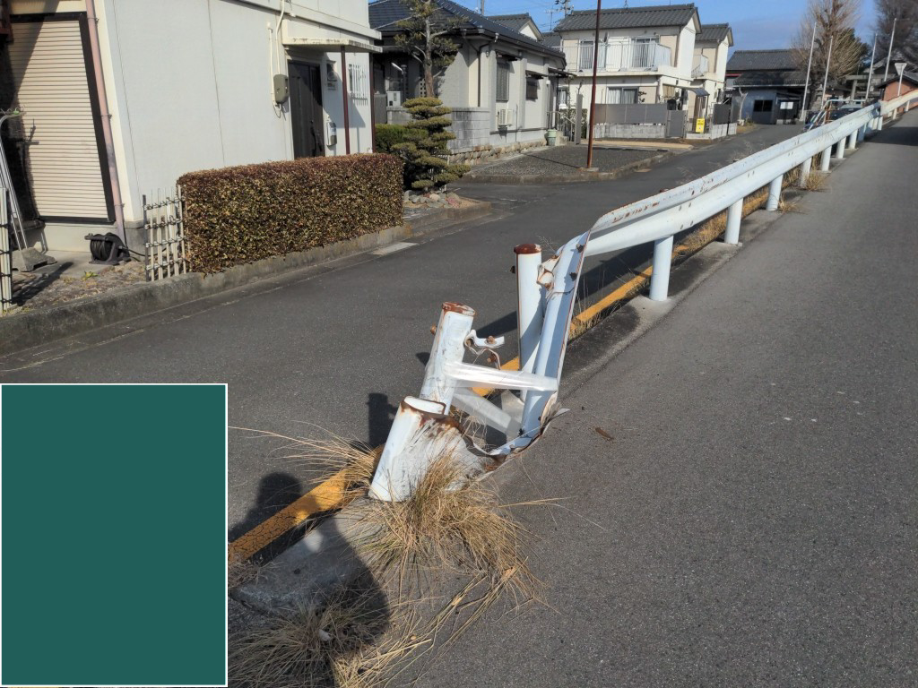 ガードレール事故修繕 | 防護柵工事
